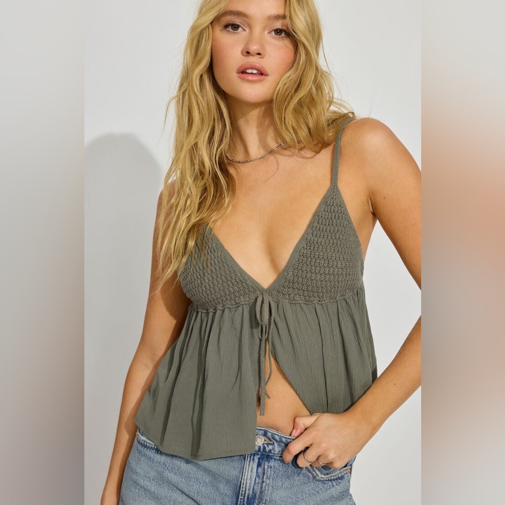 Garage Mix Media Tank Top